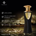 Frais Et Frais Beaute Noire Perfume 100ML - Eau de Parfum - Men's Aromatic-Woody Fragrance with Grapefruit, Lavender & Cedar Wood - Image 3