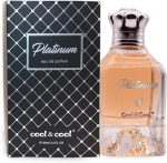 Cool & Cool Platinum Perfume 100ML - Woody Oud Fragrance with Leather, Juniper & Tonka Bean, Women’s Luxurious & Long-Lasting Perfume