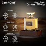 Cool & Cool Oud Desert Gold Perfume 100ML - Oriental Woody Fragrance with Saffron, Rose, Patchouli & Vanilla,Unisex Bold & Long-Lasting Scent - Image 3