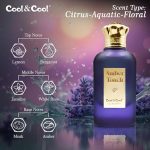 Cool & Cool Amber Touch Eau de Parfum 100ML - Unisex Fragrance With Amber, Musk, Bergamot & Jasmine,Fresh, Warm & Long-Lasting Perfume Visit the Cool & Cool Store - Image 3