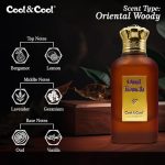 Cool & Cool Oud Touch Eau de Parfum 100ML - Men's Fragrance With Oud, Vanilla, Bergamot & Lavender, Long-Lasting, Warm & Woody Perfume - Image 3