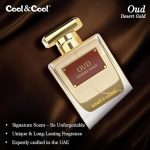 Cool & Cool Oud Desert Gold Perfume 100ML - Oriental Woody Fragrance with Saffron, Rose, Patchouli & Vanilla,Unisex Bold & Long-Lasting Scent - Image 3