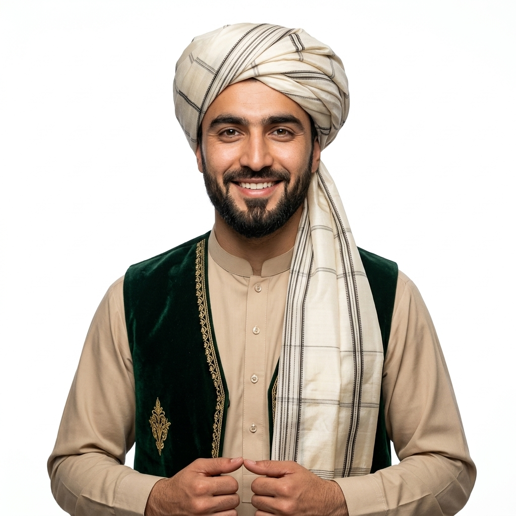 Afghan Heritage Turban (9) Afghan Heritage Turban - Image 1