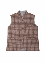 Waistcoat for Man Waskat fully lined, with inside pocket - Image 3