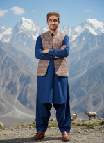 Waistcoat for Man Waskat fully lined, with inside pocket - Image 2