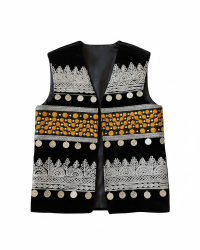 Afghan Kids Vest - Afghan Traditional Kuchi Waskat for Kids