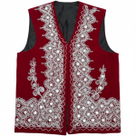 Boho Afghan Kuchi Vest – Artisan Embroidered