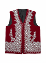 Boho Afghan Kuchi Vest – Artisan Embroidered