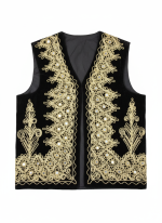 Zarin Classic Afghan Vest – Lightweight Ethnic Boho Design