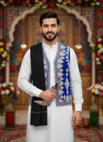 Zarin Afghan Vest – Artisan Handmade Boho Style - Image 2