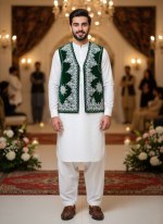 Ethnic Afghan Kuchi Vest – Handmade Embroidered Boho Fashion - Image 2
