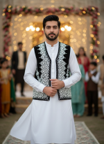 Zarin Traditional Afghan Vest – Lightweight Bohemian Style - Image 2