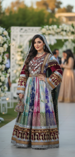 Afghan Kuchi Handmade Afghan Traditional Dress - Image 2