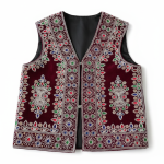 Zarin Afghan Vest for Boys – Traditional Ethnic Waistcoat
