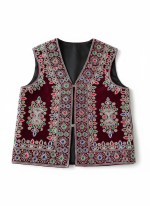 Zarin Afghan Vest for Boys – Traditional Ethnic Waistcoat