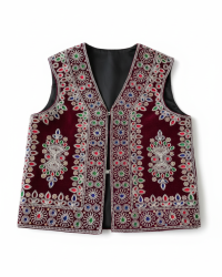 Afghan vest for boys - Afghan Traditional Kuchi Waskat for