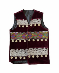 Afghan vest for boys - Zarin Royal Afghan Vest for