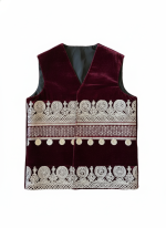Zarin Afghan Vest for Boys – Traditional Kuchi Waistcoat for Kids