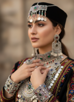 Kuchi Queen Afghan Traditional Hat – Tribal Ethnic Boho Headwear for Women - Image 2