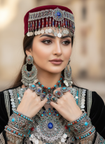 Royal Kuchi Traditional Hat ( Red) - Image 2