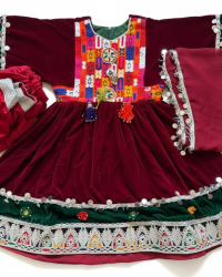 Afghan kids dress - Little Kuchi Afghan Kids’ dress in