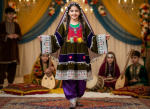 Afghan Blossom Kids’ Dress – Girls’ Ethnic Outfit - Image 2