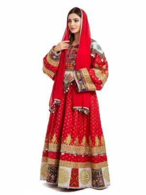 traditional Afghan Kuchi dress