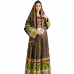 Afghani Long Flared Dress
