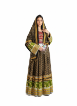 Afghani Long Flared Dress