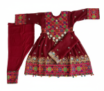 Women’s Afghani Traditional Dress – Long Flared Anarkali Style Party Wear - Image 2