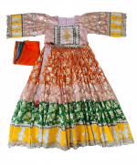 Women’s Afghan Long Flared Dress – Ethnic Anarkali Style Party Wear - Image 2