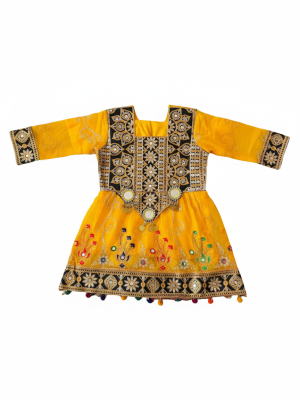 Baby Girl Anarkali Dress - Baby Girl Afghani Kuchi Dress