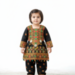 Baby Girl Afghani Anarkali Dress – (1-3 years)