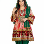 Afghan Heritage Short Kameez Set – Women’s Ethnic Festive Wear