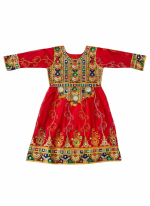 Little Girl’s Afghan Heritage Dress ( 3 - 5 years old ) - Image 2