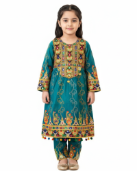 Little Girl’s Afghan Kuchi Dress - Little Girl’s Afghan Kuchi
