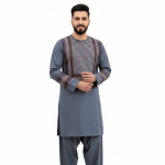 Afghan Men's Embroidered Unstitched Cloth