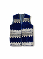 Zarin Afghan Vest for Boys – Traditional Kuchi Waistcoat for Kids