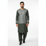 Afghan Men's Embroidered Unstitched Cloth