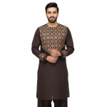 Afghan Men's Embroidered Unstitched Cloth