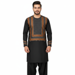 Afghan Men's Embroidered Unstitched Cloth