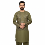 Afghan Men's Embroidered Unstitched Cloth