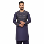 Afghan Men's Embroidered Unstitched Cloth