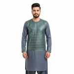 Afghan Men's Embroidered Unstitched Cloth