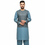 Afghan Men's Embroidered Unstitched Cloth