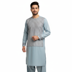 Afghan Men's Embroidered Unstitched Cloth