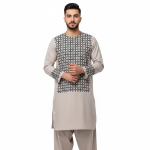 Afghan Men's Embroidered Unstitched Cloth