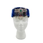 Afghan Ethnic Kuchi Hat ( Blue ) – Embroidered Boho Headwear
