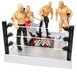 Wrestling Action Figures Playset for Kids with Battle Ring 2763
