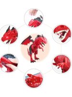Mieryd Remote Controlled Dinosaur Toy with Walking/Roar/Spray, Children's Dino Dragon Electronic Animal Children's Toy RS6159A - Image 3